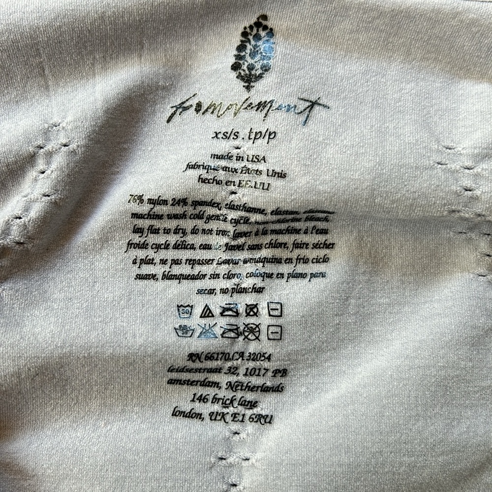 NWOT! FP Free People Movement Good Karma Long Sleeve Runsie Sz XS/S - Picture 8 of 9